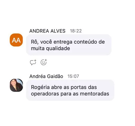 Depoimento de aluna