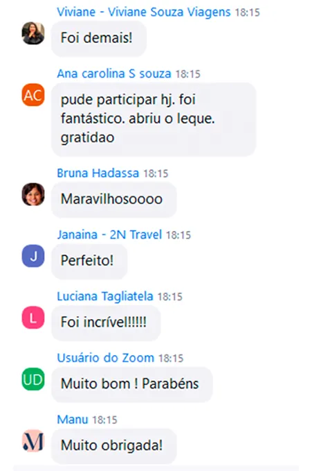 Depoimento de aluna