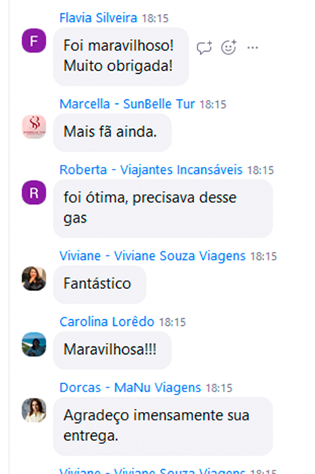 Depoimento de aluna