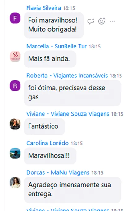 Depoimento de aluna