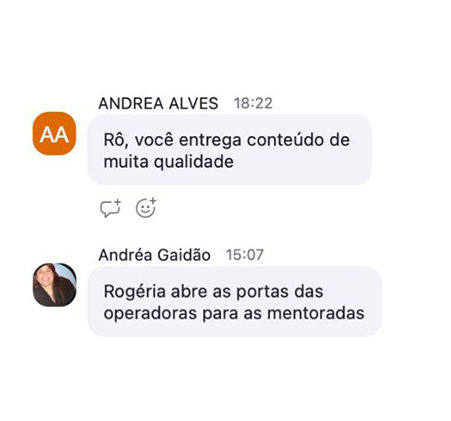 Depoimento de aluna
