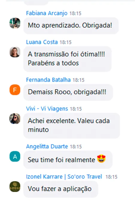 Depoimento de aluna