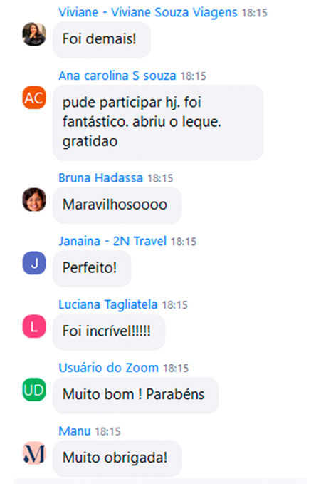 Depoimento de aluna